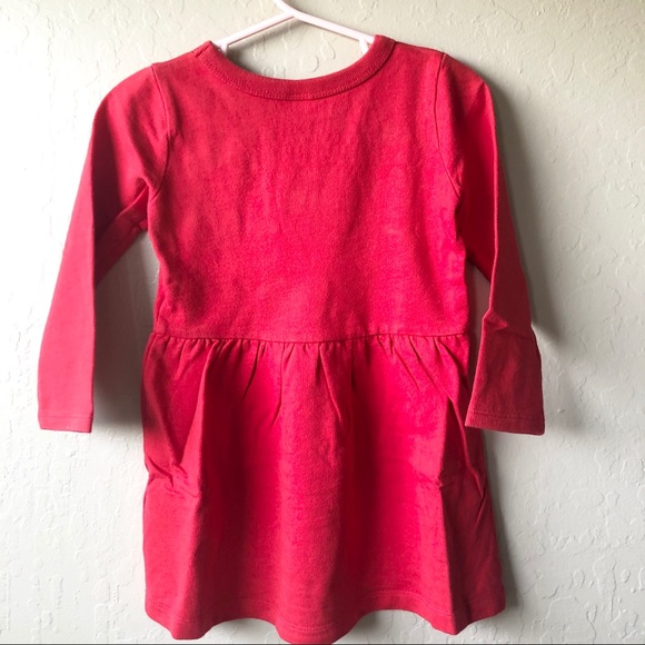 Carter’s Cotton Red Sweater Dress w/ Bows 2T - Picture 3 of 11